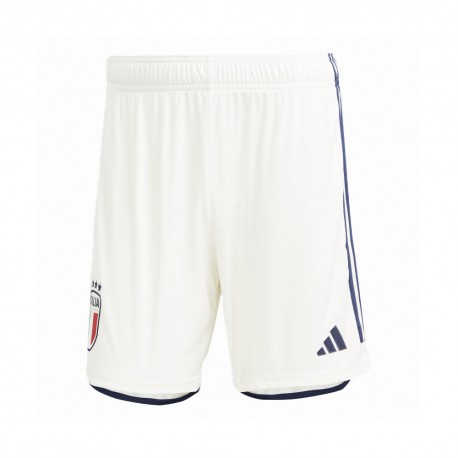 ADIDAS Pantaloncini Calcio Italia 2023 Away Bianco Uomo