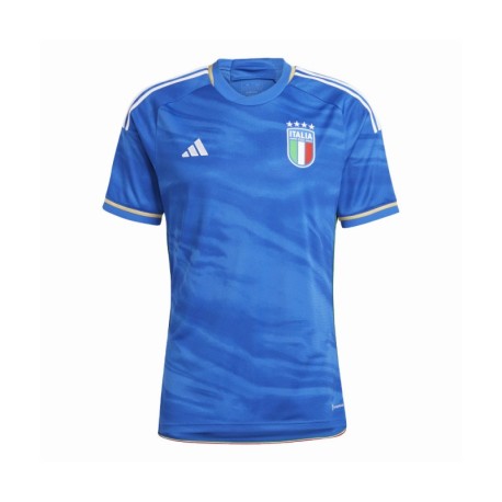 ADIDAS Maglia Maniche Corte Italia 2023 Home Azzurro Uomo