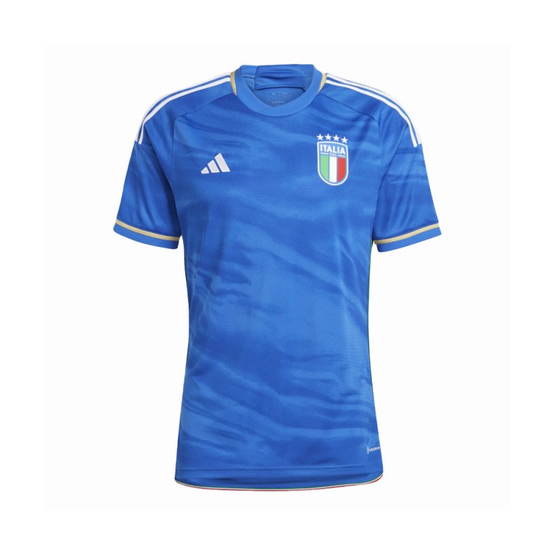 Adidas Maglia Maniche Corte Italia 2023 Home Azzurro Uomo
