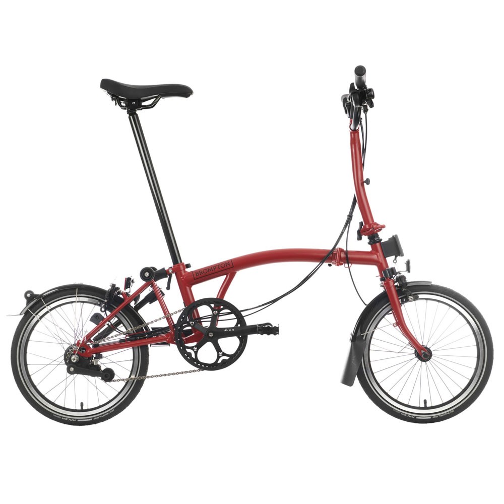 Brompton Folding C-Line Explore 6V S House Rosso Ho - Bicicletta Pieghevole Uomo TU