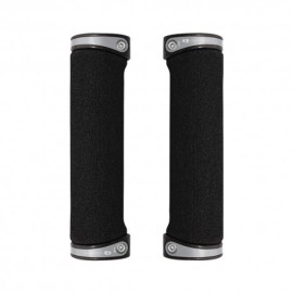 Crankbrothers Manopole Bici Grip Cobalt Argento