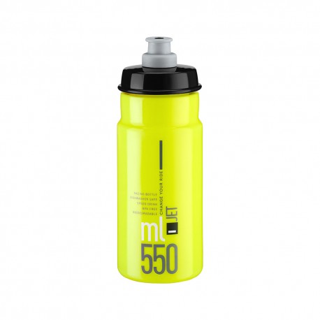 Elite Borraccia Bici Jet 550Ml Giallo