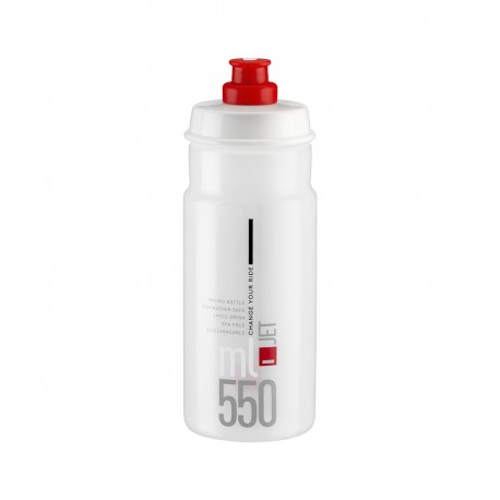 Elite Borraccia Bici Jet 550Ml Clear