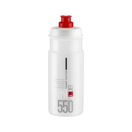 Elite Borraccia Bici Jet 550Ml Clear