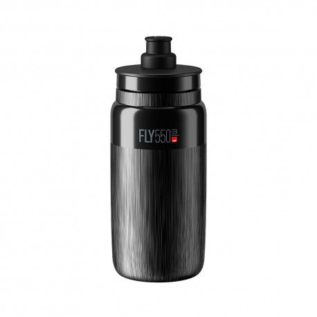 Elite Borraccia Bici Fly Tex 550Ml Nero 550 ml