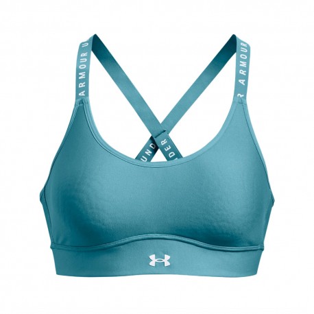 Under Armour Reggiseno Sportivo Infinity Azzurro Donna