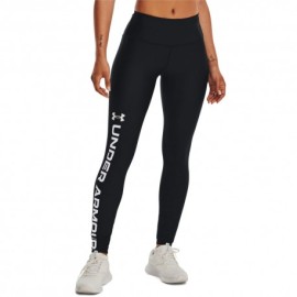 Under Armour Leggings Sportivi Big Logo Nero Donna