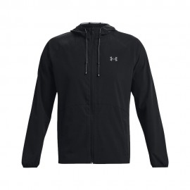 Under Armour Felpa Palestra Zip Con Cappuccio Nero Uomo