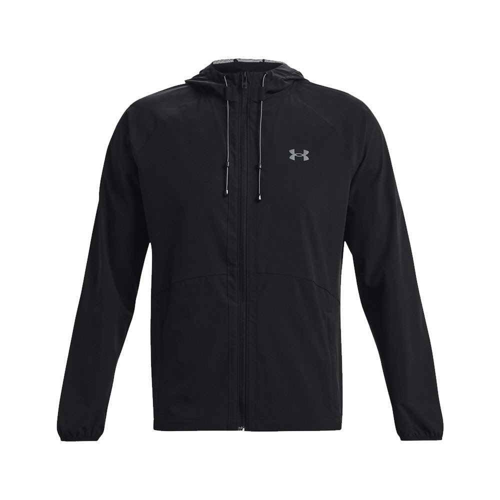 Under Armour Felpa Palestra Zip Con Cappuccio Nero Uomo L