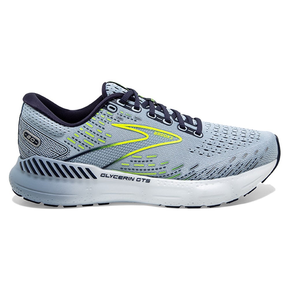 Brooks Glycerin 20 Gts Azzurro Giallo - Scarpe Running Donna EUR 36,5 / US 6