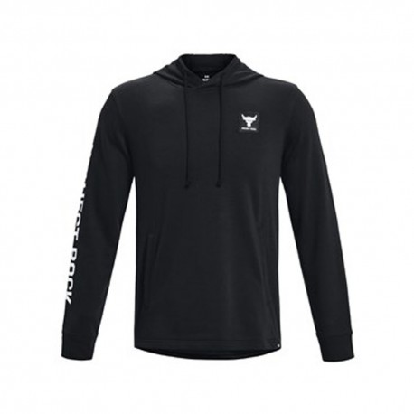 Under Armour Felpa Palestra Con Cappuccio The Rock Nero Uomo