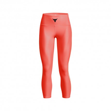 Under Armour Leggings Sportivi The Rock Rosso Donna