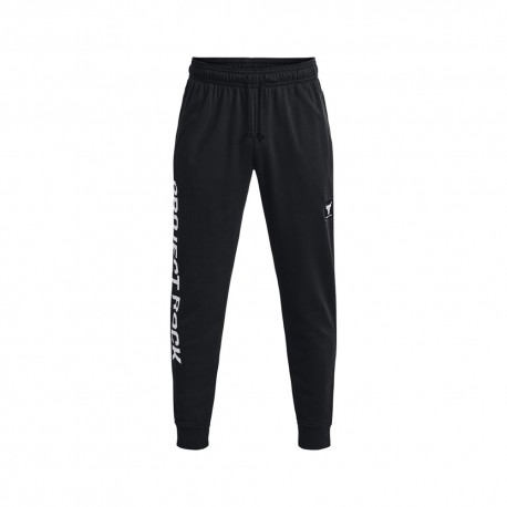 Under Armour Pantaloni Con Polsino The Rock Nero Uomo