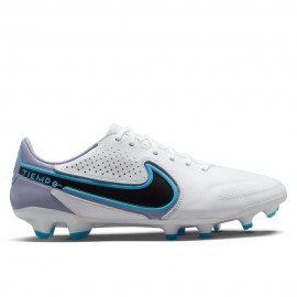 Nike Tiempo Legend 9 Pro Fg Bianco Nero - Scarpe Da Calcio Uomo