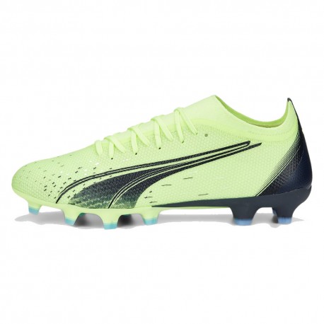 Puma Match Fg Ag Giallo Blu - Scarpe Da Calcio Uomo
