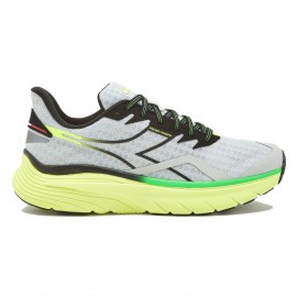 Diadora Equipe Nucleo Argento Nero Giallo - Scarpe Running Uomo
