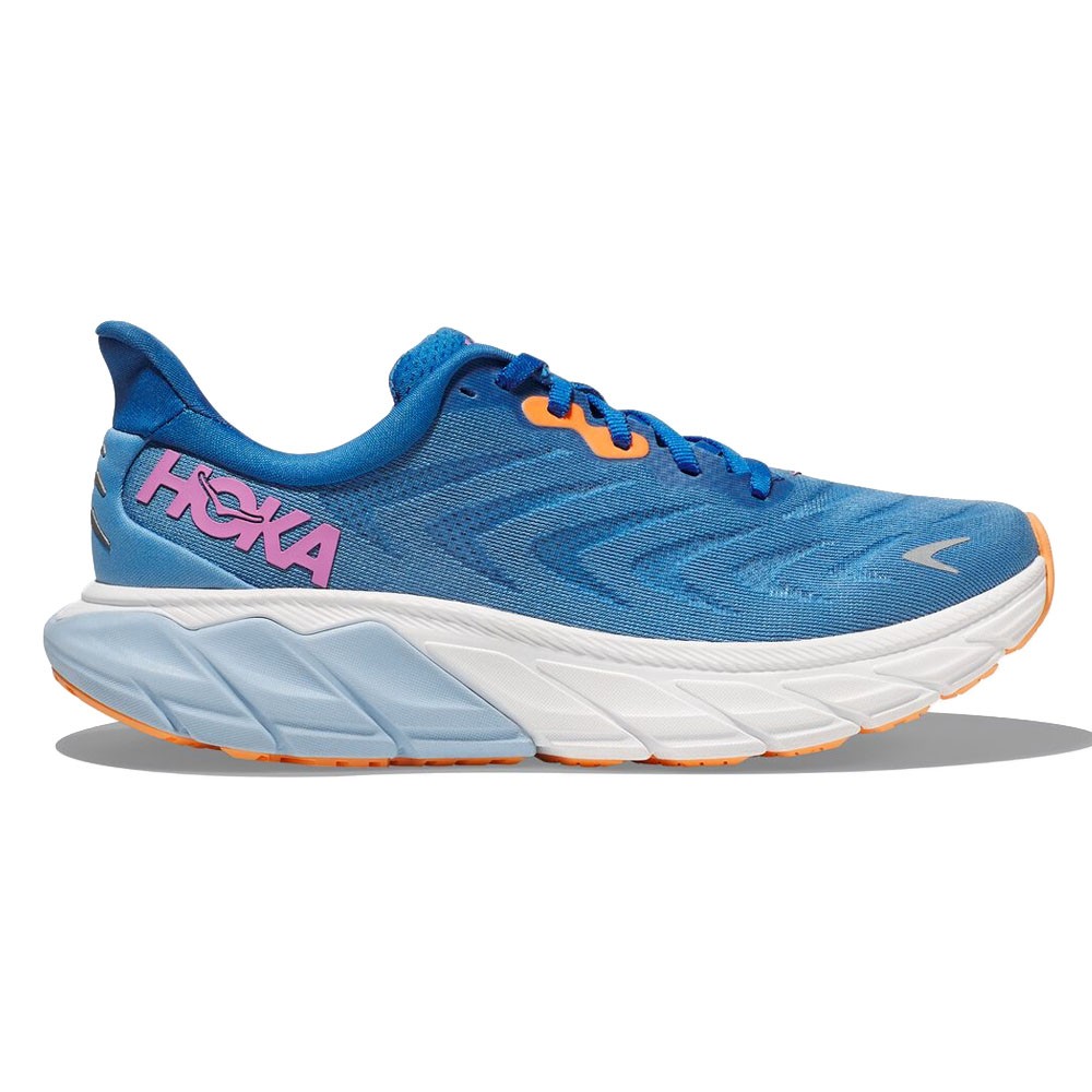 Hoka Arahi 6 Blu Arancio Rosa - Scarpe Running Donna EUR 38 / US 6.5