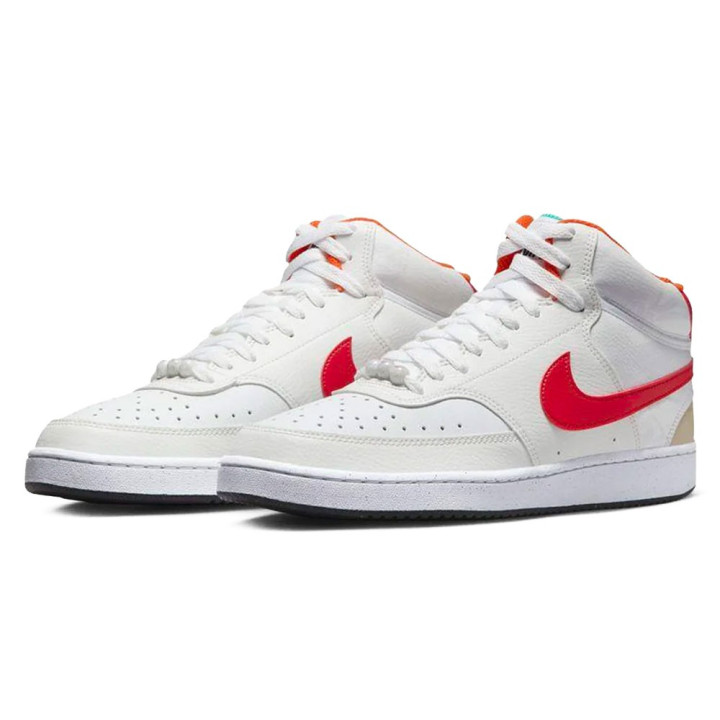 Nike Court Vision Mid Nn Bianco Rosso - Sneakers Uomo