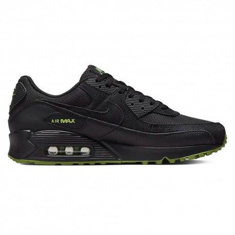 Nike Air Max 90 Nero Verde - Sneakers Uomo