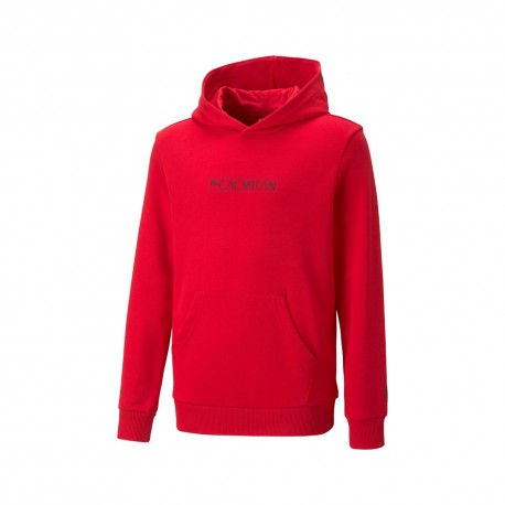 Puma Felpa Calcio Ac Milan Football Legacy Rosso Nero Uomo