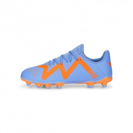 Puma Future Play Fg Ag Azzurro Rosso - Scarpe Da Calcio Bambino