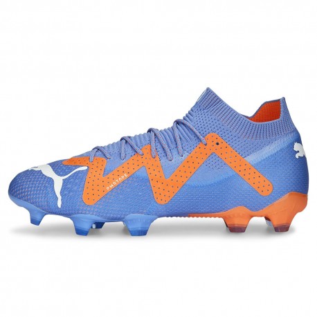 Puma Fututre Ultimate Fg Ag Azzurro Rosso - Scarpe Da Calcio Uomo