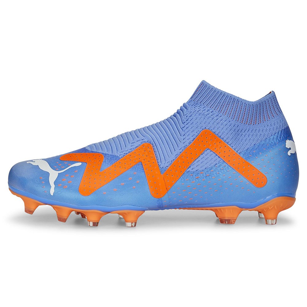 Puma Future Match+Ll Fg Ag Azzurro Arancio - Scarpe Da Calcio Uomo EUR 40.5 / UK 7.0