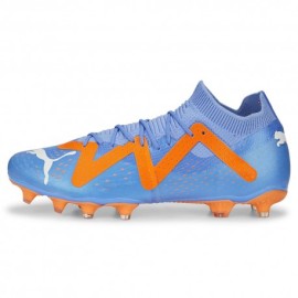 Puma Future Match Fg Ag Azzurro Rosso - Scarpe Da Calcio Uomo