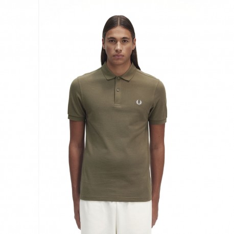 Fred Perry Polo Logo Army Uomo S