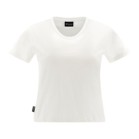 Freddy Cropped T-Shirt Evolution Bianco Donna
