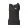 Puma Canottiera Piquet Nero Donna