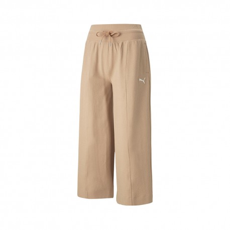 Puma Pantaloni A Palazzo Beige Donna