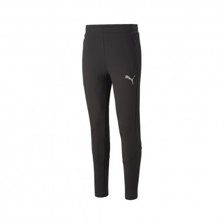 Puma Pantaloni Con Polsino Evostripe Nero Uomo