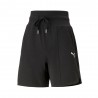 Puma Shorts Nero Logo Bianco Donna