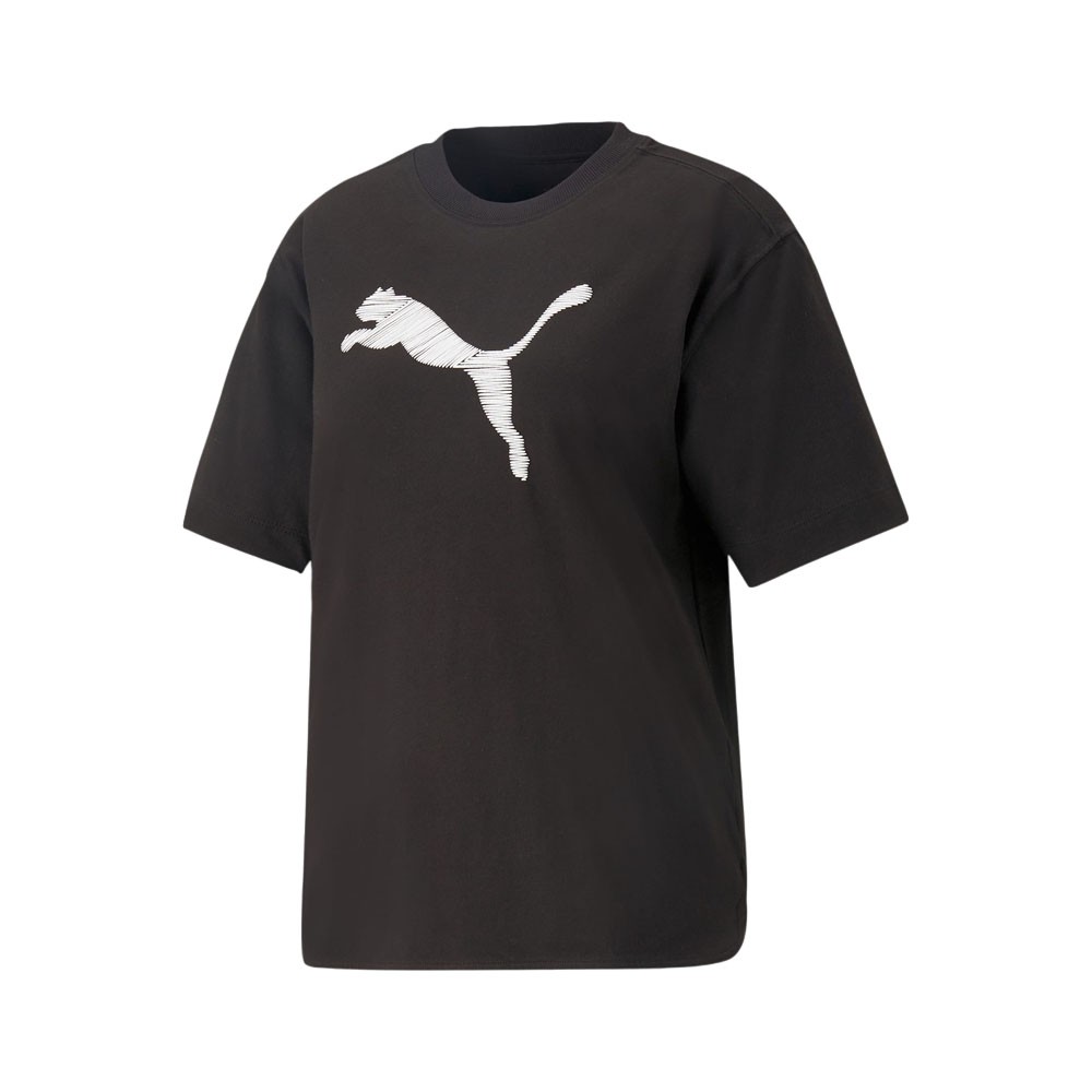 Puma T Shirt Logo Nero Donna Acquista online su Sportland