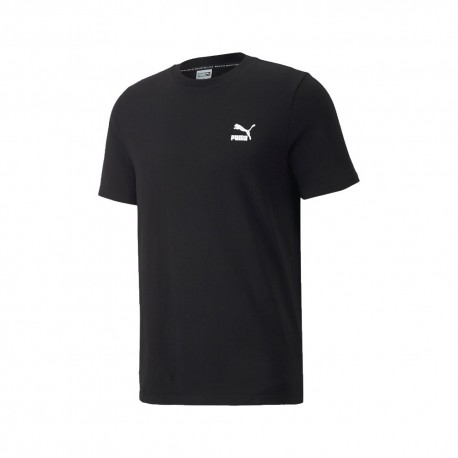 Puma T-Shirt Logo Piccolo Nero Uomo