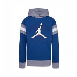 Nike Felpa Jordan Con Cappuccio Azzurro Bambino