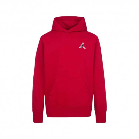 Nike Felpa Jordan Con Cappuccio Rosso Bambino