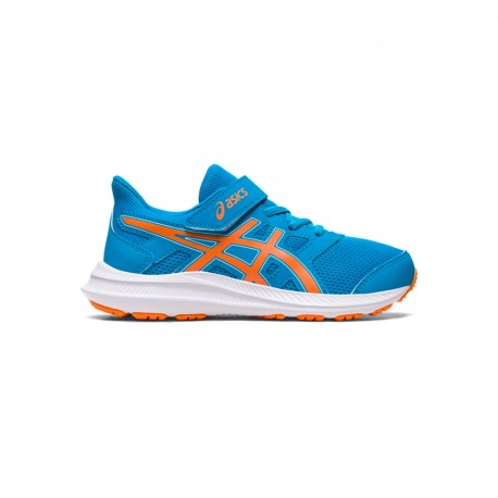 Asics Jolt 4 Ps Azzurro Arancio - Sneakers Bambino