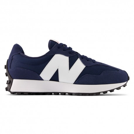 New Balance 327 Core Blu Bianco - Sneakers Uomo