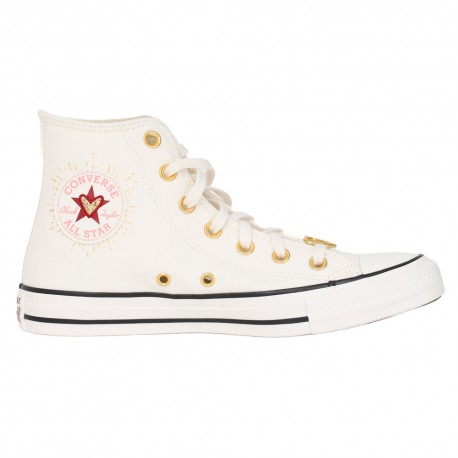 Converse Chuck Taylor All Star Hi Valentine'S Bianco Cu - Sneakers Donna