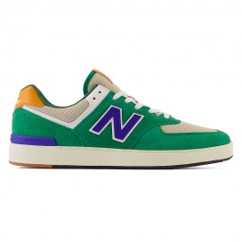 New Balance 574 Court Verde Blu - Sneakers Uomo