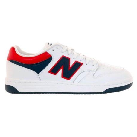 New Balance Bb480 Seasonal Bianco Blu Rosso - Sneakers Uomo