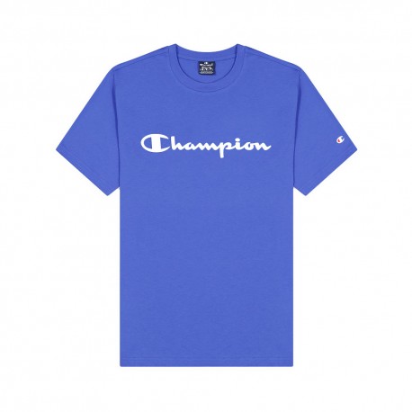 Champion T-Shirt Logo Blu Uomo