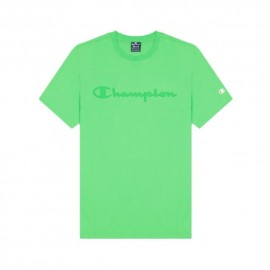 Champion T-Shirt Logo Verde Uomo