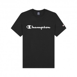 Champion T-Shirt Logo Nero Uomo
