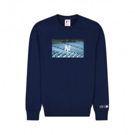 Champion Felpa Girocollo Ny Blu Uomo