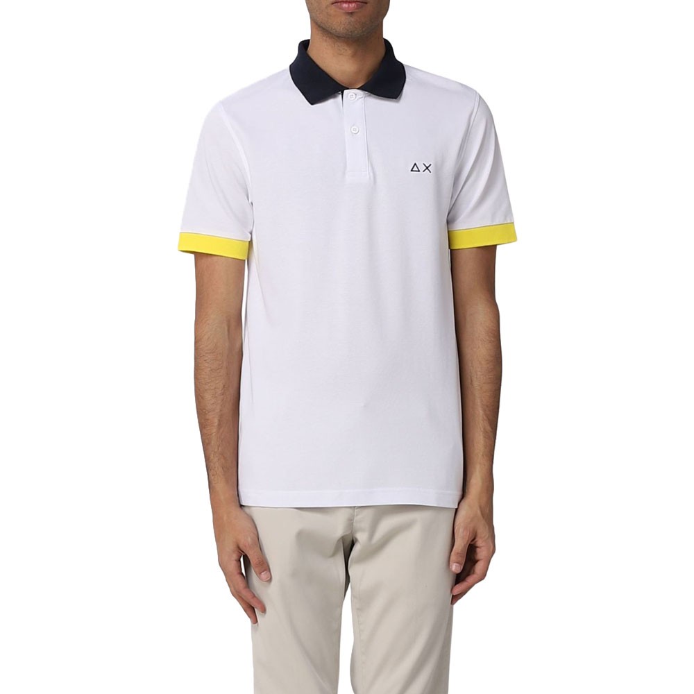 Sun 68 Polo Tricolor Bianco Uomo L