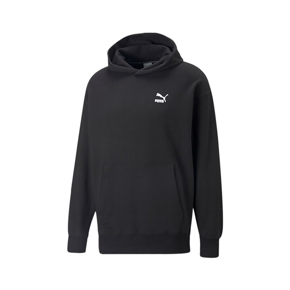 Puma Felpa Con Cappuccio Logo Piccolo Nero Uomo - Acquista online su  Sportland