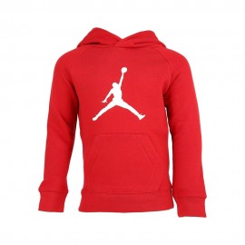 Nike Felpa Con Cappuccio Logo Rosso Bambino